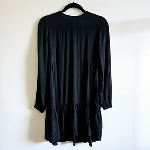 ARITZIA WILFRED I XS/S Black Tiered Mini Dress
